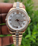  Shop Authentic Bulova Crystal Collection Silver Dial Rose Gold Steel Strap Watch for Women - 98L229 - Luxxuri