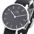  Shop Authentic Daniel Wellington Petite Cornwall Black Dial Black Nylon Strap Watch For Women - DW00100248 - Luxxuri