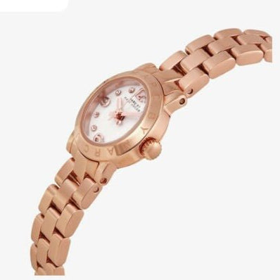  Shop Authentic Marc Jacobs Amy White Dial Rose Gold Steel Strap Watch for Women - MBM8613 - Luxxuri