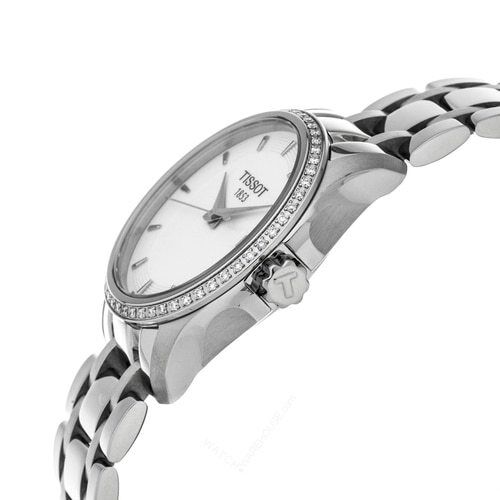  Shop Authentic Tissot T Trend Couturier Lady White Dial Watch For Women - T035.210.61.011.00 - Luxxuri