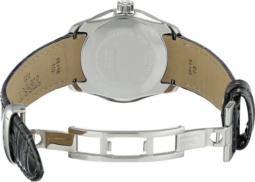  Shop Authentic Tissot T Trend Couturier Black Dial Black Leather Strap Watch For Women - T035.210.16.051.00 - Luxxuri