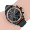  Shop Authentic Hugo Boss Grand Prix Chronograph Black Dial Black Leather Strap Watch for Men - 1513550 - Luxxuri