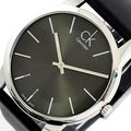  Shop Authentic Calvin Klein City Grey Dial Black Leather Strap Watch For Men - K2G21107 - Luxxuri