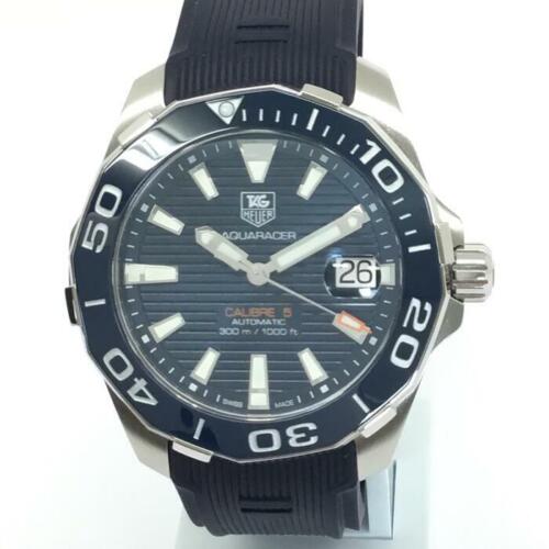  Shop Authentic Tag Heuer Aquaracer Calibre 5 Blue Dial Blue Silicone Strap Watch for Men -  WAY211C.FT6155 - Luxxuri