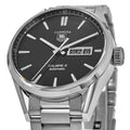  Shop Authentic Tag Heuer Carrera Calibre 5 Automatic Black Dial Silver Steel Strap Watch for Men - WAR201A.BA0723 - Luxxuri