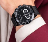  Shop Authentic Maserati Traguardo Chronograph Black Dial Black Mesh Bracelet Watch For Men - R8873612031 - Luxxuri