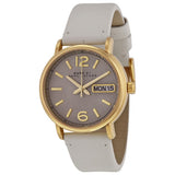  Shop Authentic Marc Jacobs Fergus Grey Dial Grey Leather Strap Watch for Women - MBM8654 - Luxxuri