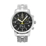  Shop Authentic Tissot T Sport PRC200 Chronograph Black Dial Silver Steel Strap Watch for Men - T17.1.586.52 - Luxxuri