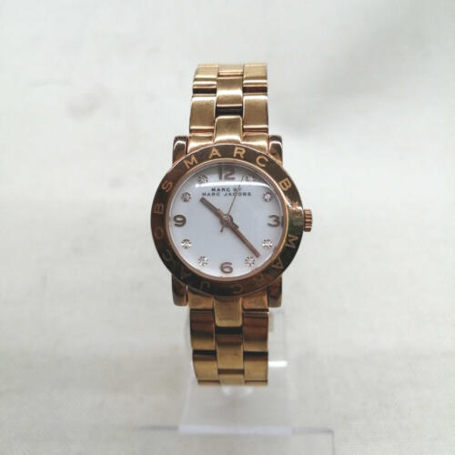  Shop Authentic Marc Jacobs Mini Amy White Dial Rose Gold Steel Strap Watch for Women - MBM3078 - Luxxuri