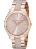  Shop Authentic Michael Kors Slim Runway Rose Gold Dial Two Tone Steel Strap Watch for Women - MK4294 - Luxxuri