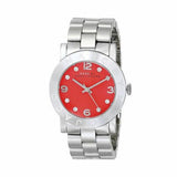  Shop Authentic Marc Jacobs Amy Red Dial Silver Steel Strap Watch for Women - MBM3302 - Luxxuri