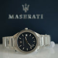  Shop Authentic Maserati Stile Blue Dial Silver Steel Strap Watch For Men - R8853142006 - Luxxuri