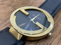  Shop Authentic Gucci Interlocking Special Edition Grammy Black Dial Black Leather Strap Watch For Men - YA133208 - Luxxuri