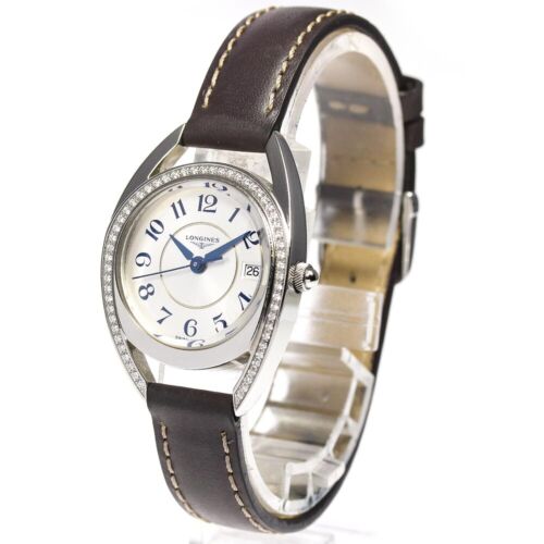  Shop Authentic Longines Equestrian Arche Quartz Diamond Watch for Women - L6.136.0.71.2 - Luxxuri