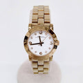  Shop Authentic Marc Jacobs Amy White Dial Gold Steel Strap Watch for Women - MBM3182 - Luxxuri