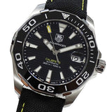  Shop Authentic Tag Heuer Aquaracer Calibre 5 Automatic Black Dial Black Nylon Strap Watch for Men - WAY211A.FC6362 - Luxxuri