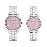  Shop Authentic Marc Jacobs Baker Pink Dial Silver Steel Strap Watch for Women - MBM3283 - Luxxuri