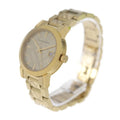  Shop Authentic Burberry The City Gold Dial Gold Steel Strap Watch for Women - BU9145 - Luxxuri