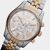  Shop Authentic Michael Kors Lexington Silver Dial Two Tone Steel Strap Watch for Women - MK5735 - Luxxuri