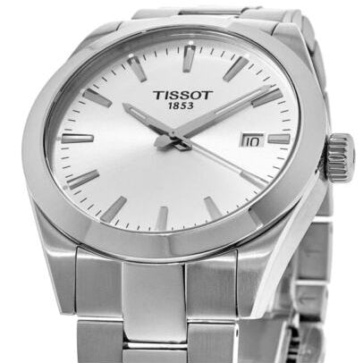  Shop Authentic Tissot Gentleman Silver Dial Silver Steel Strap Watch For Men - T127.410.11.031.00 - Luxxuri