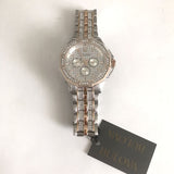  Shop Authentic Bulova Octova Crystal Silver Dial Two Tone Steel Strap Watch for Men - 98C133 - Luxxuri