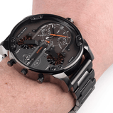  Shop Authentic Diesel Mr Daddy 2.0 Chronograph Grey Dial Grey Steel Strap Watch For Men - DZ7315 - Luxxuri
