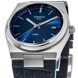  Shop Authentic Tissot PRX Blue Dial Blue Leather Strap Watch for Men - T137.410.16.041.00 - Luxxuri