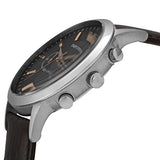  Shop Authentic Emporio Armani Renato Chronograph Grey Dial Brown Leather Strap Watch For Men - AR2513 - Luxxuri