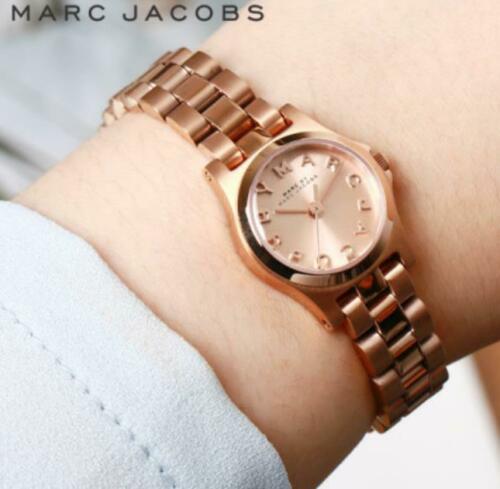  Shop Authentic Marc Jacobs Dinky Rose Gold Dial Rose Gold Steel Strap Watch for Women - MBM3200 - Luxxuri