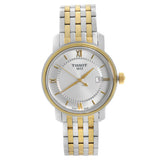  Shop Authentic Tissot T Classic Bridgeport Silver Dial Two Tone Mesh Bracelet Watch For Men - T097.410.22.038.00 - Luxxuri