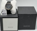  Shop Authentic Gucci G Chrono Black Dial Black Leather Strap Watch For Men - YA101205 - Luxxuri