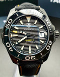 Tag Heuer Aquaracer Calibre 5 Automatic 41mm Black Dial Black Nylon Strap Watch for Men - WAY218A.FC6362