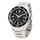  Shop Authentic Citizen Promaster Diver Chronograph Black Dial Silver Steel Strap Watch For Men - BN0190-82E - Luxxuri