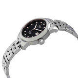  Shop Authentic Tissot Le Locle Automatic Diamonds Mother of Pearl Black Dial Silver Steel Strap Watch For Women - T006.207.11.126.00 - Luxxuri