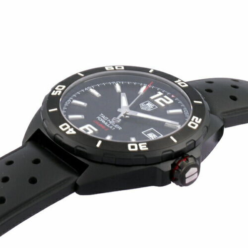  Shop Authentic Tag Heuer Formula 1 Automatic Black Dial Black Rubber Strap Watch for Men - WAZ2115.FT8023 - Luxxuri