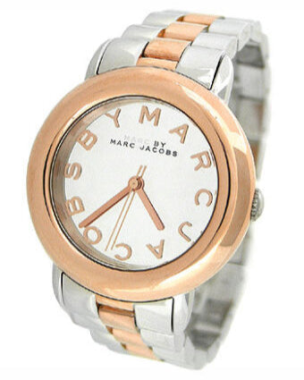  Shop Authentic Marc Jacobs Marc Silver Dial Two Tone Steel Strap Watch for Women- MBM3170 - Luxxuri