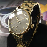  Shop Authentic Marc Jacobs Baker Grey Dial Gold Steel Strap Watch for Women - MBM3281 - Luxxuri