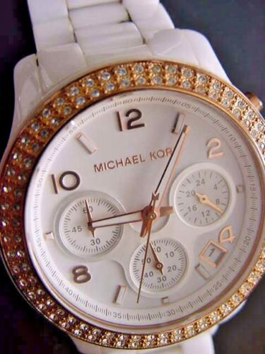  Shop Authentic Michael Kors Ceramic White Dial White Steel Strap Watch for Women - MK5269 - Luxxuri