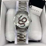  Shop Authentic Gucci G Timeless Silver Dial Silver Steel Strap Watch For Women - YA1264076 - Luxxuri
