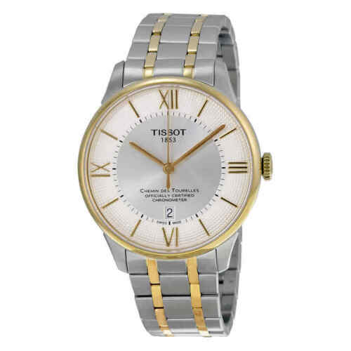  Shop Authentic Tissot Chemin Des Tourelles Powermatic 80 Cosc Silver Dial Two Tone Steel Strap Watch For Men - T099.408.22.038.00 - Luxxuri