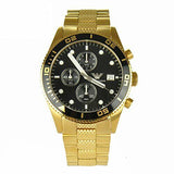  Shop Authentic Emporio Armani Chronograph Black Dial Gold Steel Strap Watch For Men - AR5857 - Luxxuri