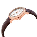  Shop Authentic Tissot T Classic Carson Premium White Dial Brown Leather Strap Watch for Women - T122.207.36.031.00 - Luxxuri