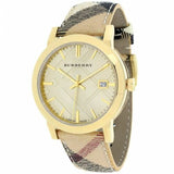  Shop Authentic Burberry Heritage Silver Dial Leather Strap Watch for Women - BU1398 - Luxxuri