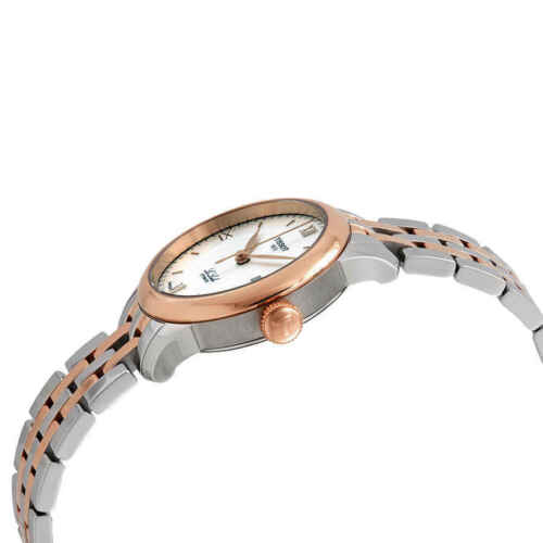 Tissot T Classic Le Locle Automatic Silver Dial Two Tone Steel Strap Watch For Women - T006.207.22.038.00