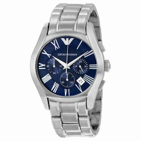  Shop Authentic Emporio Armani Classic Blue Dial Silver Steel Strap Watch For Men - AR1635 - Luxxuri