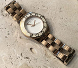  Shop Authentic Marc Jacobs Amy White Dial Gold Steel Strap Watch for Women - MBM3051 - Luxxuri