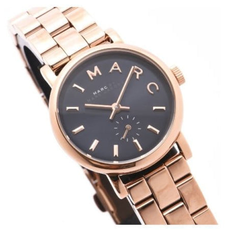  Shop Authentic Marc Jacobs Baker Navy Blue Dial Rose Gold Steel Strap Watch for Women - MBM3332 - Luxxuri