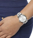  Shop Authentic Burberry The City White Dial Silver Steel Strap Watch for Women - BU9100 - Luxxuri