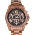  Shop Authentic Michael Kors Bradshaw Chronograph Brown Dial Brown Steel Strap Watch For Women - MK6247 - Luxxuri