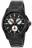  Shop Authentic Gucci G-Timeless Chronograph Black Dial Black Steel Strap Watch For Men - YA126268 - Luxxuri